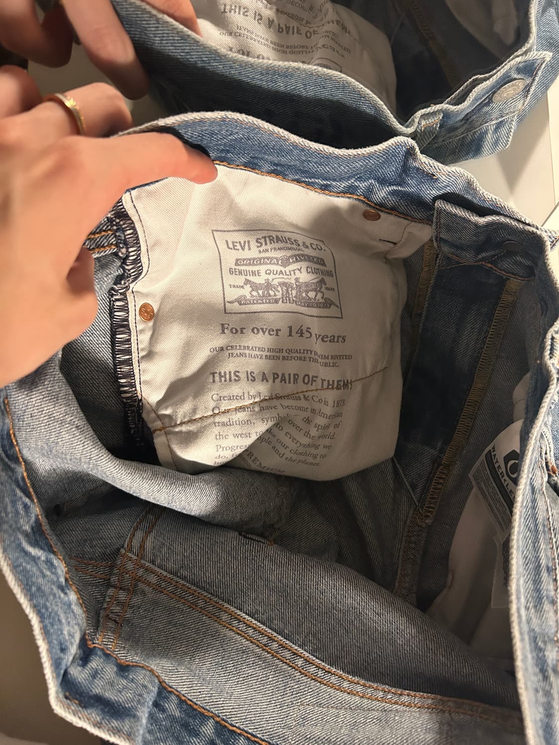 Levi's stay loose wide jeans 상품이미지4