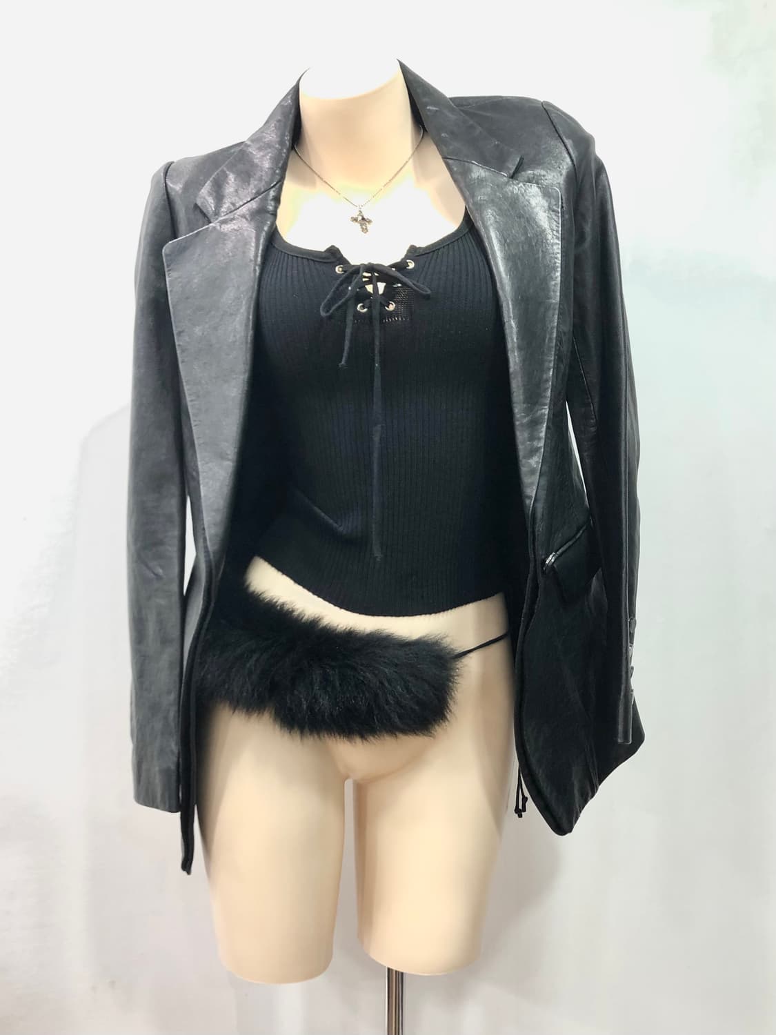 tomboy sheepskin leather jacket 상품이미지3