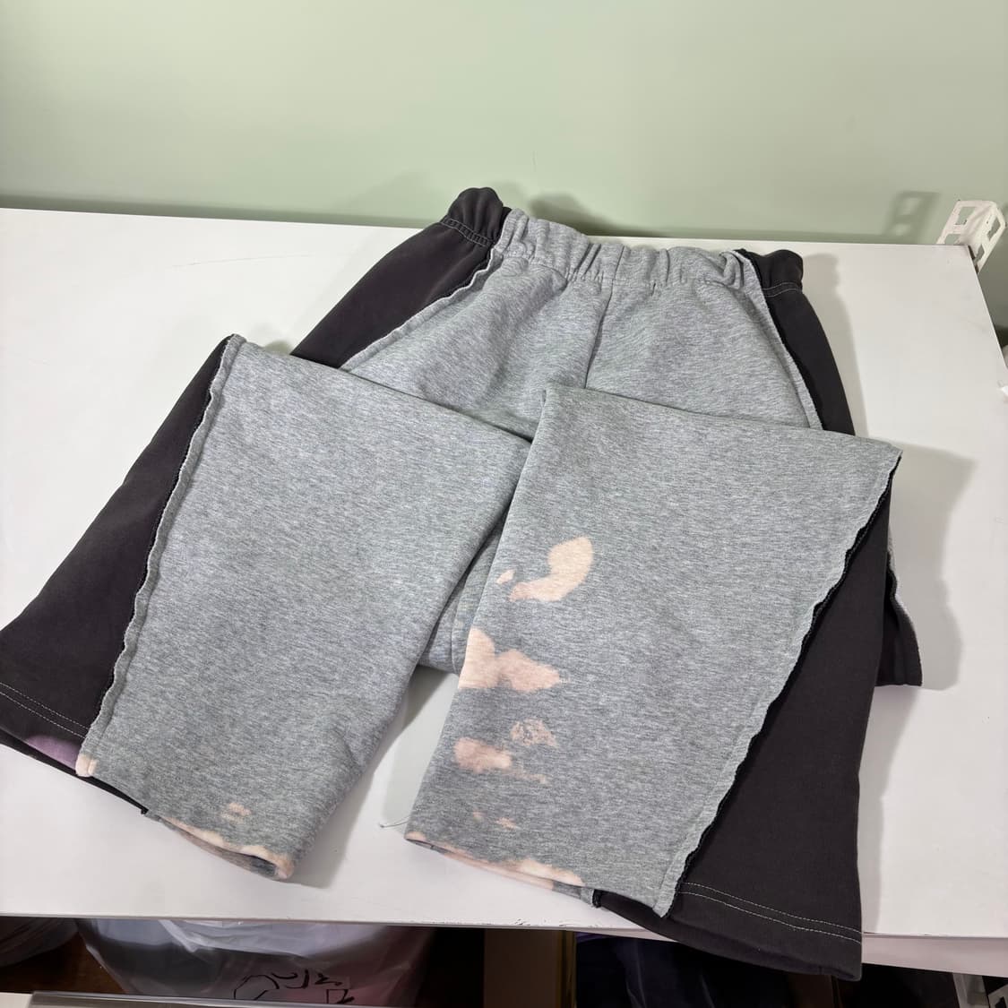 S 어반드레스 그레이 와이드 스웻팬츠 상품이미지4