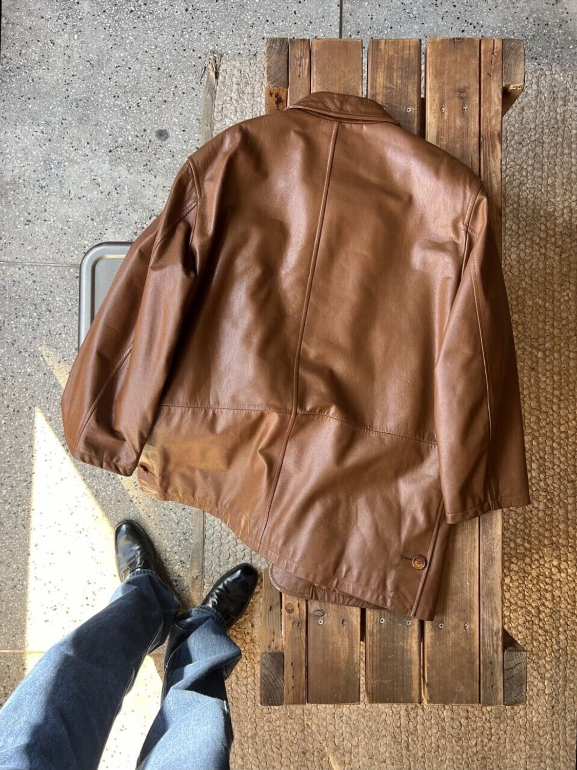 Cow Leather jacket 상품이미지4