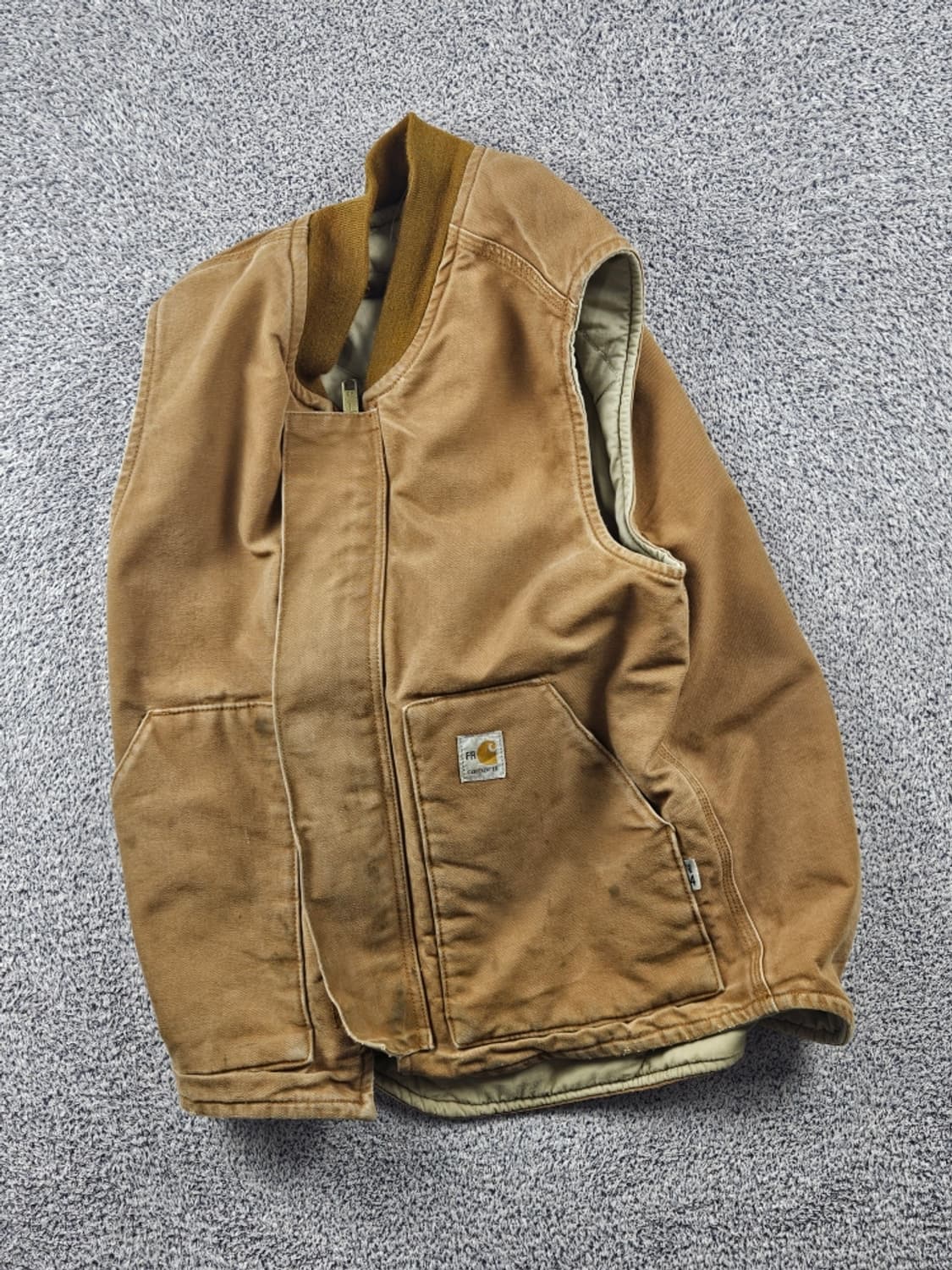 FR칼하트 FRV036 퀼팅 라인드 덕 워크 베스트 (M) / 10829 상품이미지2