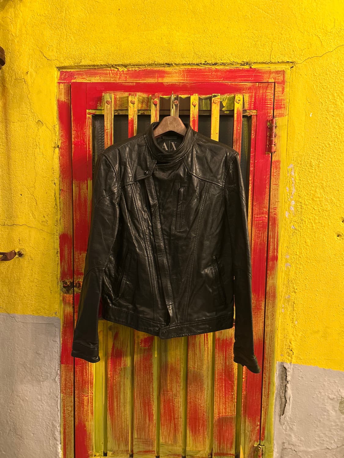 알마니 가죽자켓 상품이미지1