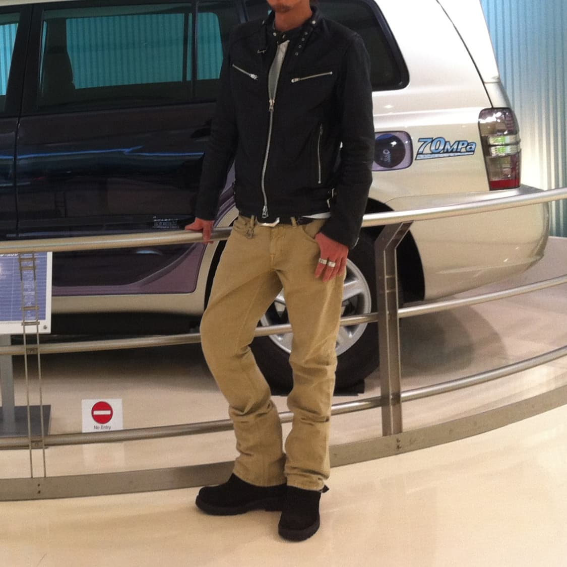 잭로즈 아메카지 웨스턴 세미 부츠컷 면바지 팬츠 상품이미지6