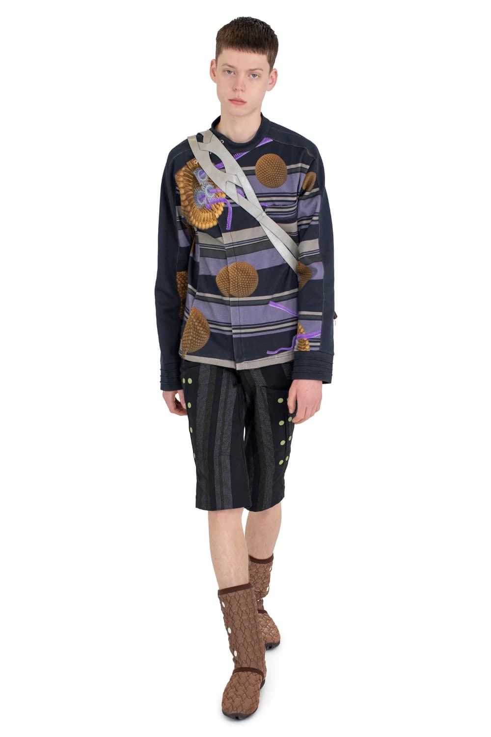 kiko kostadinov inex snap shorts 상품이미지2