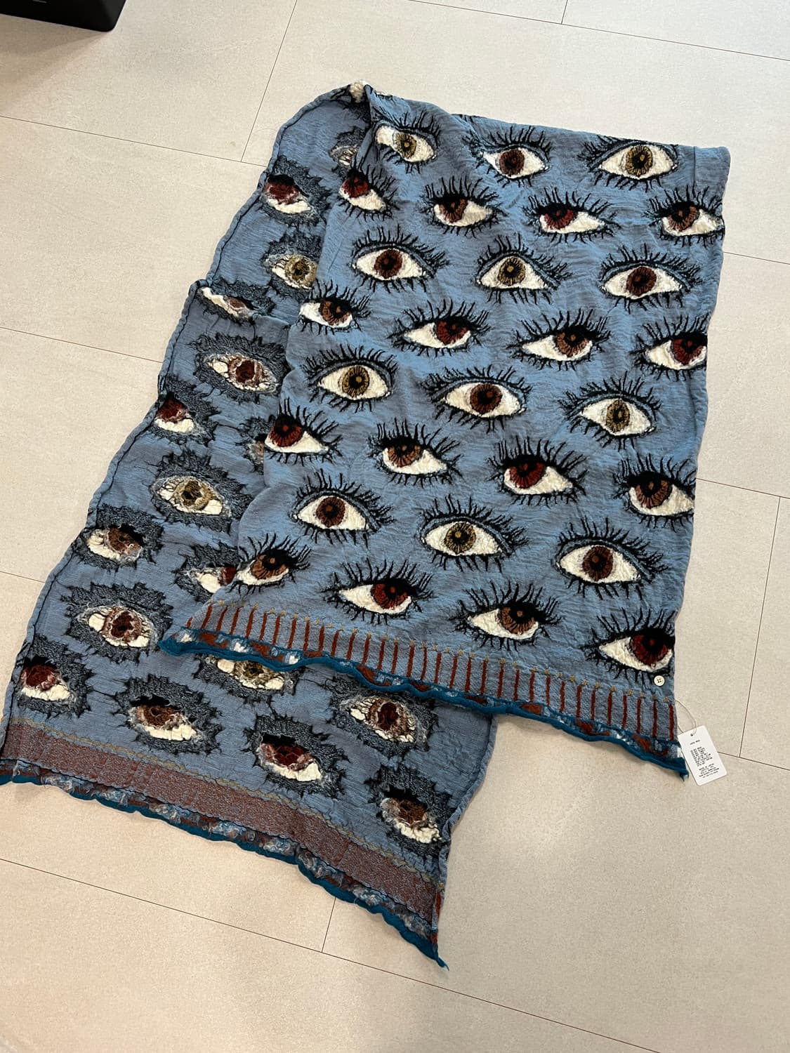 캐피탈 스피크이지 울 머플러 라이트블루 상품이미지2