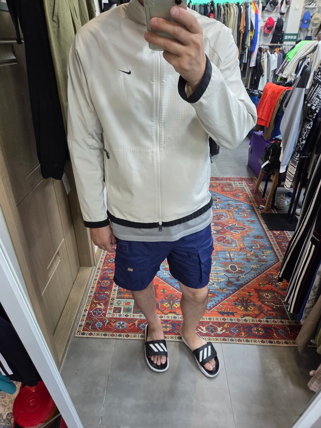 나이키 올드스쿨 골프 투웨이 집업 자켓 L 상품이미지7