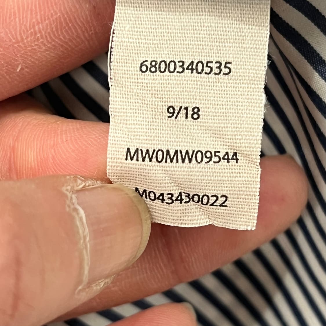 타미힐피거 스트라이프셔츠 s10680 상품이미지8