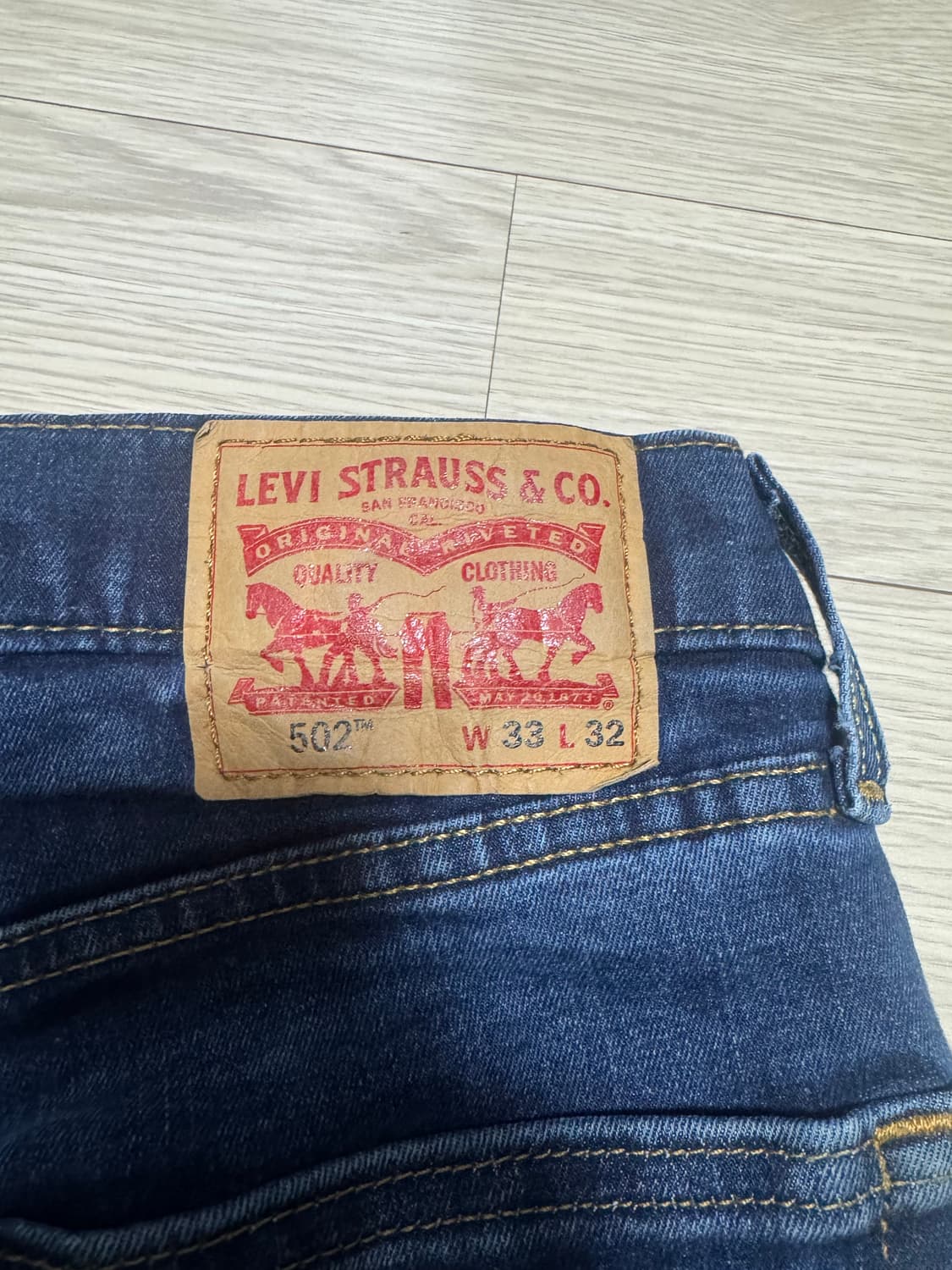 리바이스 502 바지 W33 L32 상품이미지2