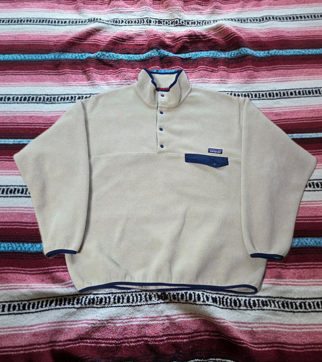 (XL)파타고니아 베이지 네이비 신칠라  상품이미지1