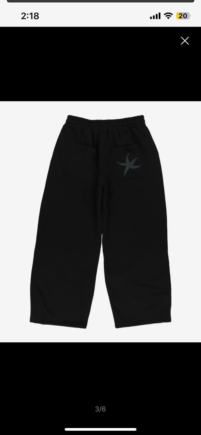 더콜디스트모먼트 TCM starfish sweat pants (black 상품이미지3