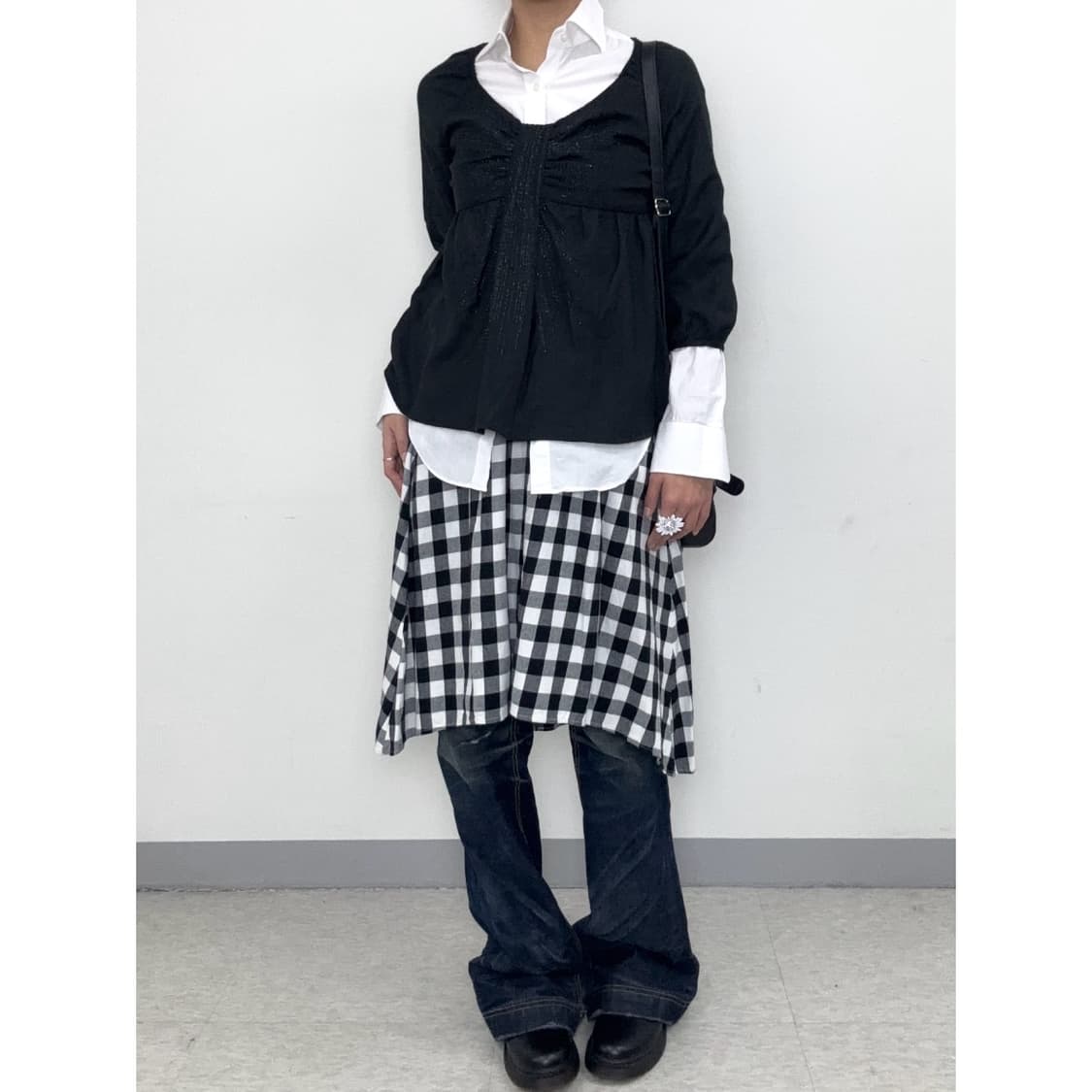 빈티지 블랙 모리걸 티셔츠 상품이미지2