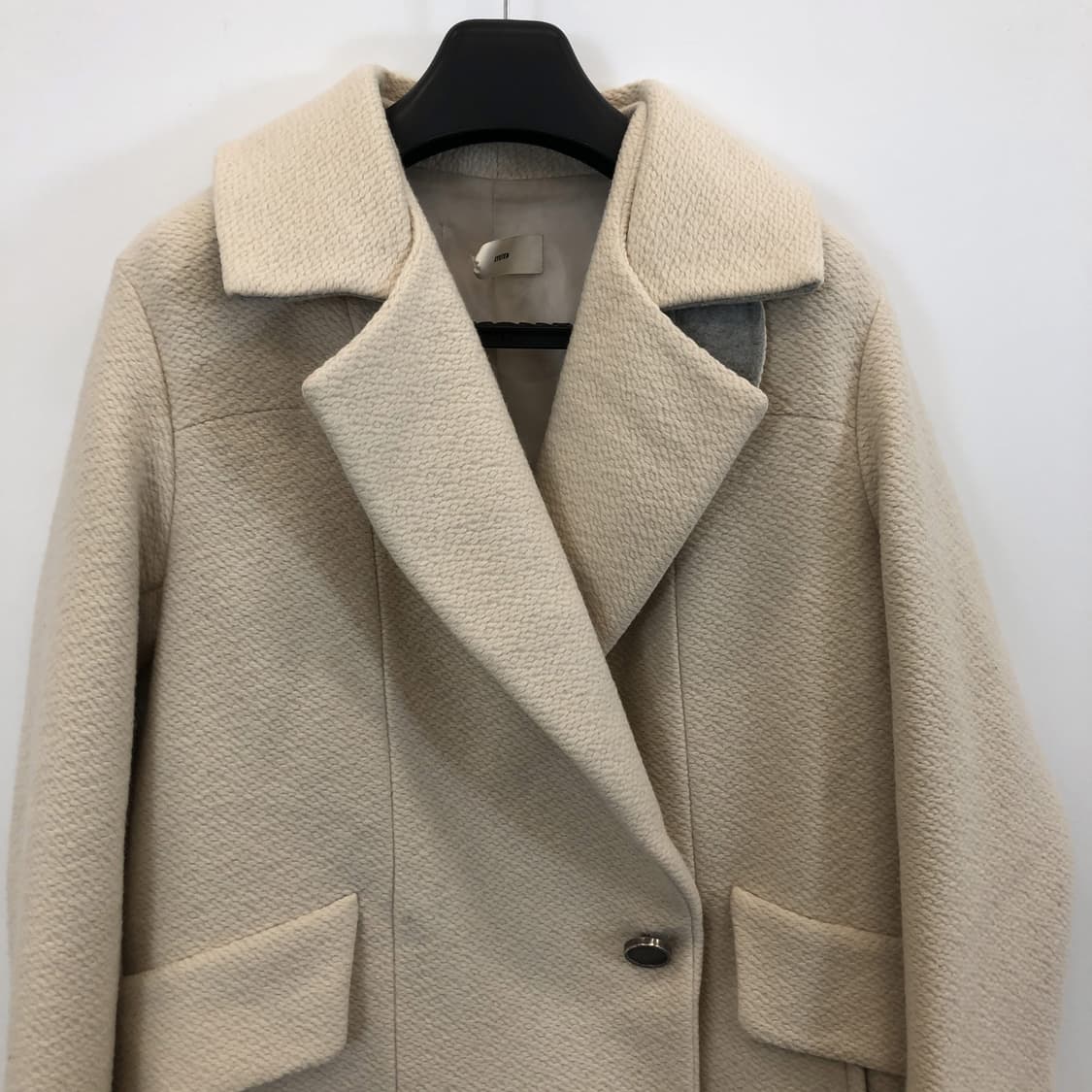 시스템 한섬 앙고라 양모 크림코트 82-94-160  상품이미지2