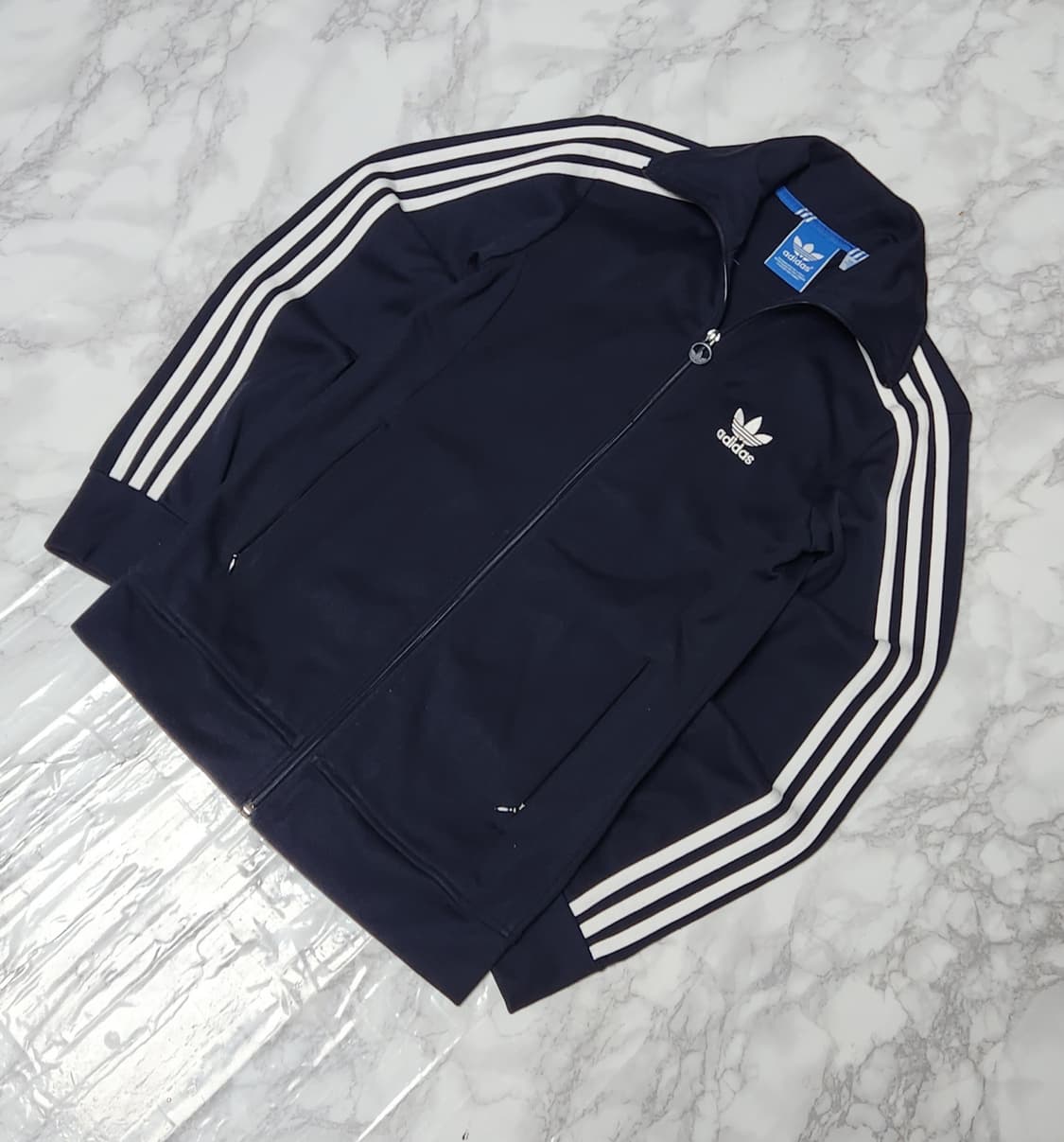 아디다스 삼선 유로파 트레이닝 네이비 져지 자켓 상품이미지1