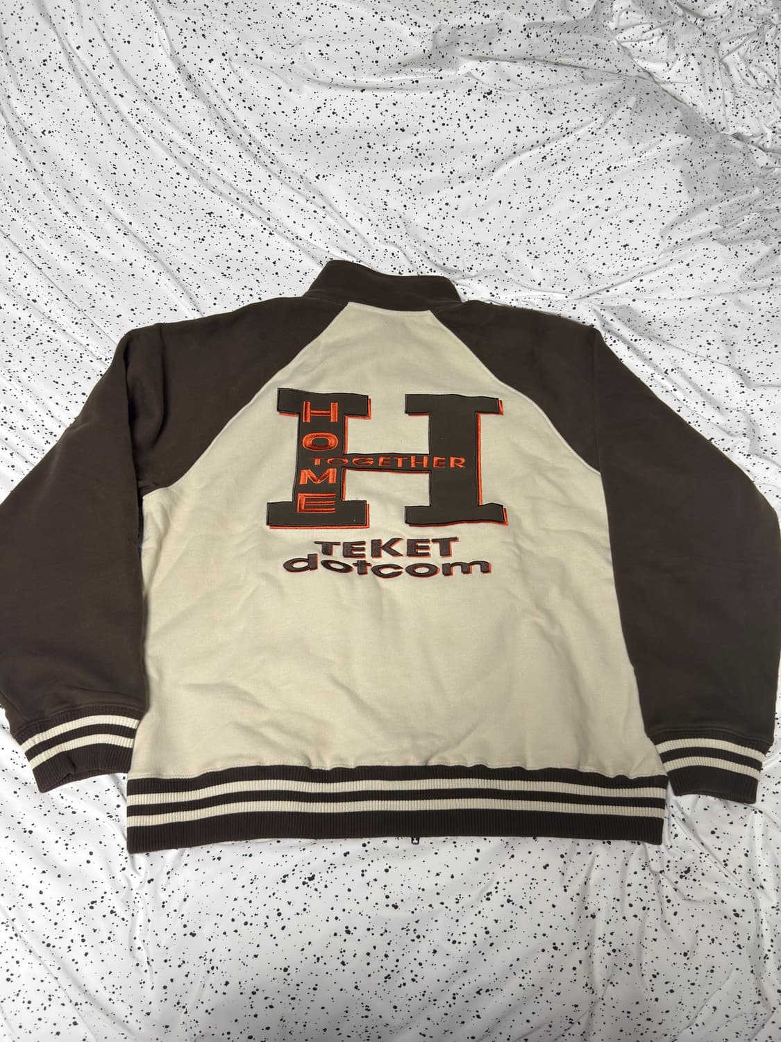 테켓 H Zip-Up Sweatshirt Beige L 상품이미지5