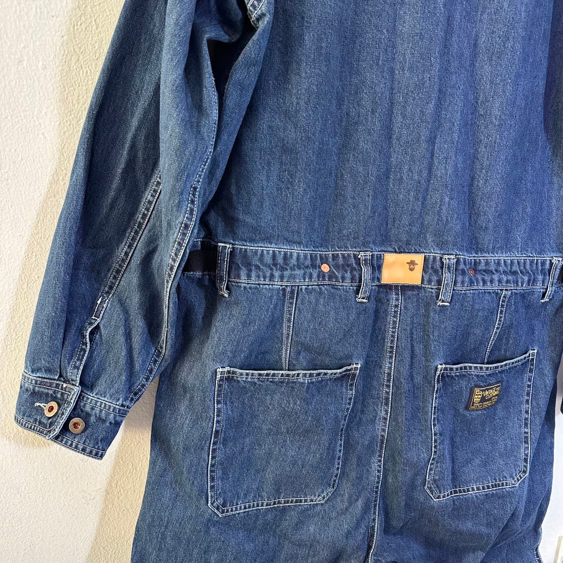 L 맥우드건 진청 데님 워크 점프수트 상품이미지7