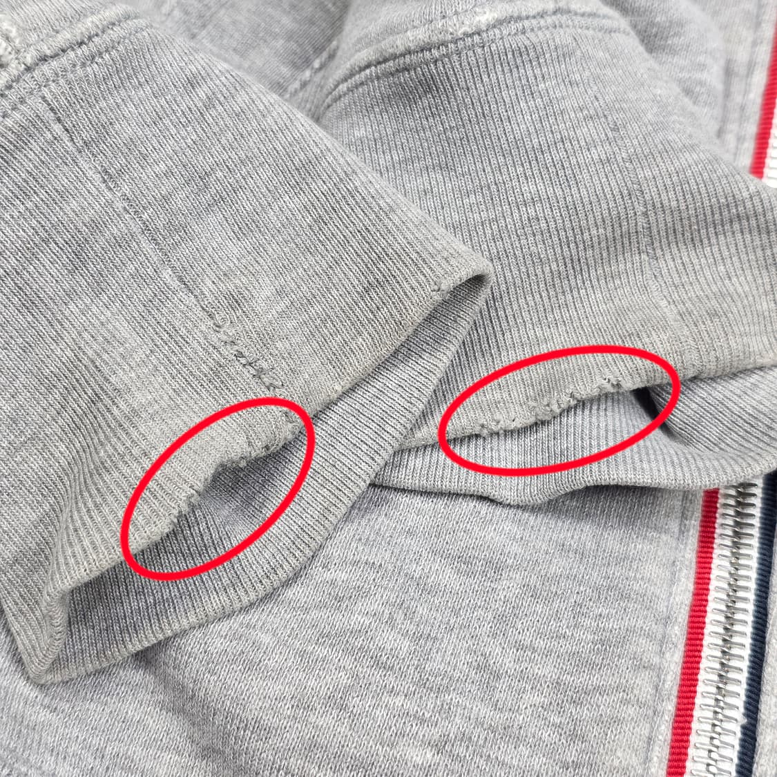 톰브라운 4바 후드집업 그레이 상품이미지6