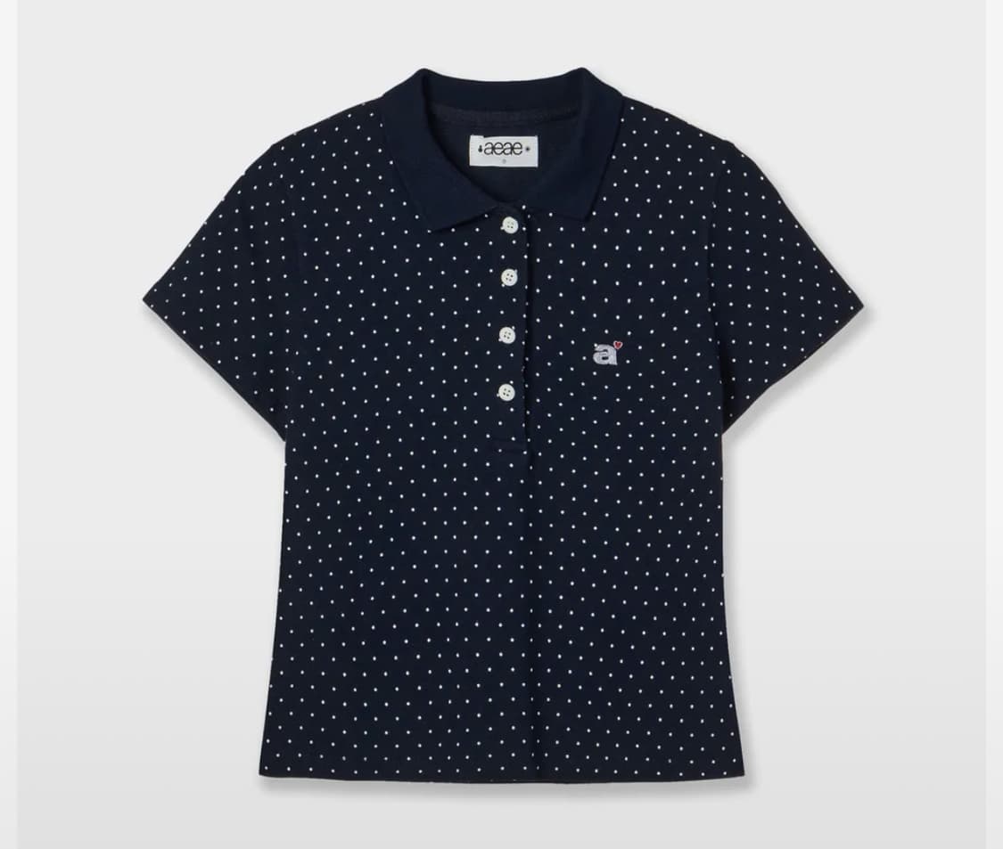 aeae DOT PK T-SHIRTS [NAVY] 0사이즈 상품이미지1