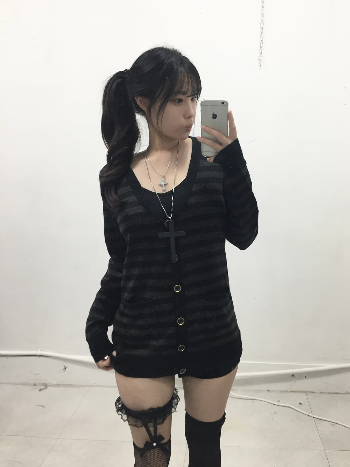 [COMFORT] 오네갸루 스트라이프 가디건 상품이미지1