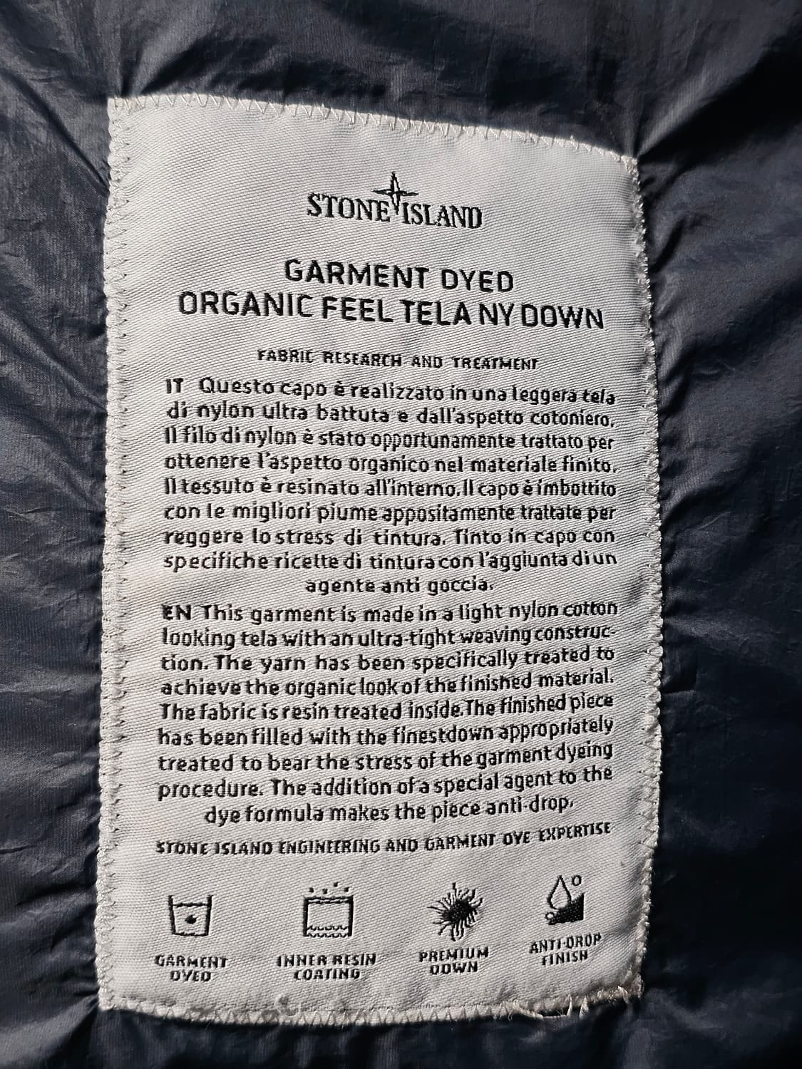 스톤아일랜드 오가닉 필 텔라 패딩 자켓 상품이미지7