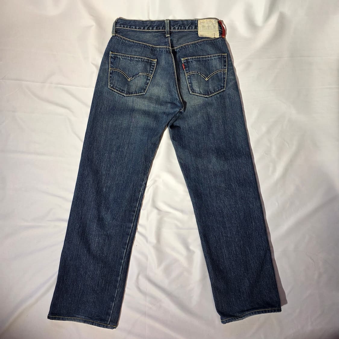 [W32L33]00s 리바이스 Red Loop 새들스티치 510 데님팬츠 상품이미지5