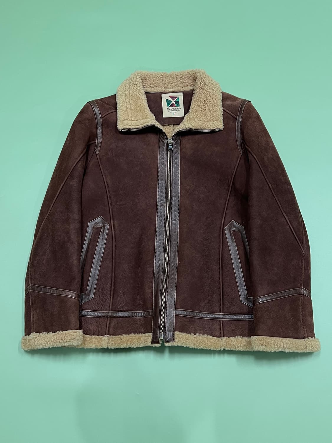 (95) 프랑코 페라로 빈티지 양가죽/양털 무스탕 자켓 상품이미지2