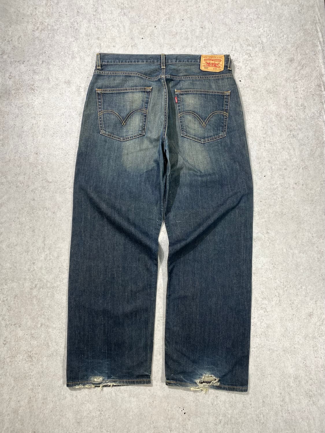 [36-37] 00s Levi's 569 리바이스 루즈핏 데님팬츠 상품이미지4