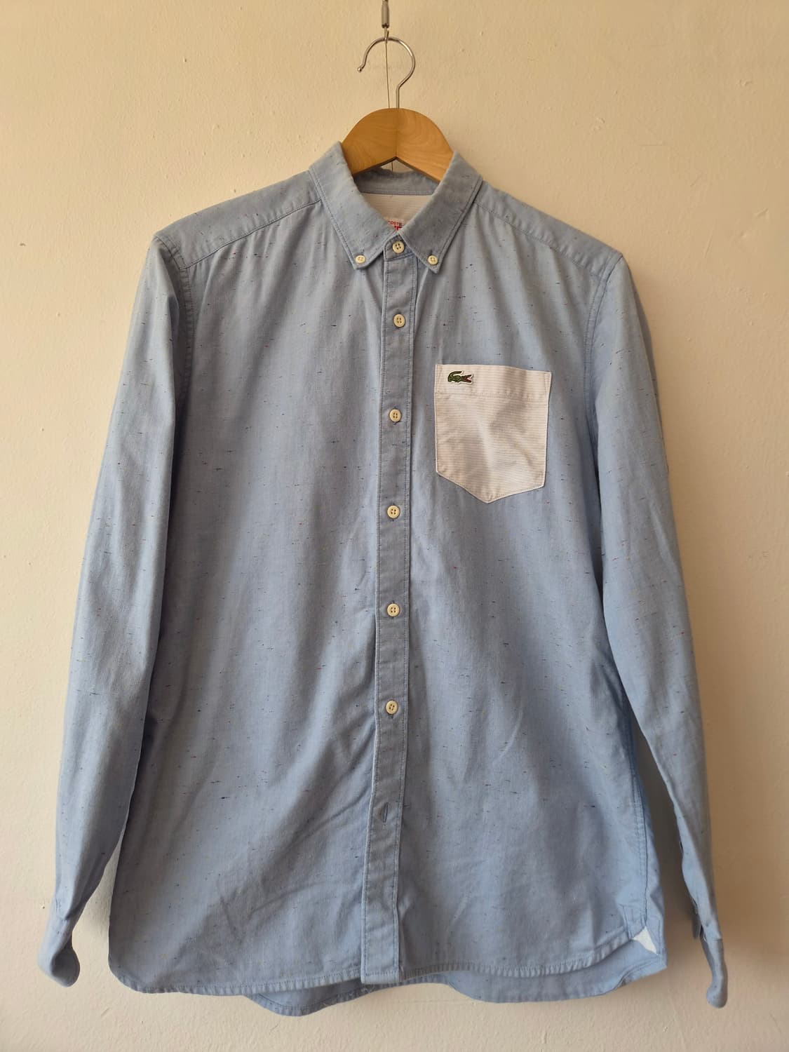 라코스테 남성 버튼다운솔리드셔츠 50사이즈 상품이미지2