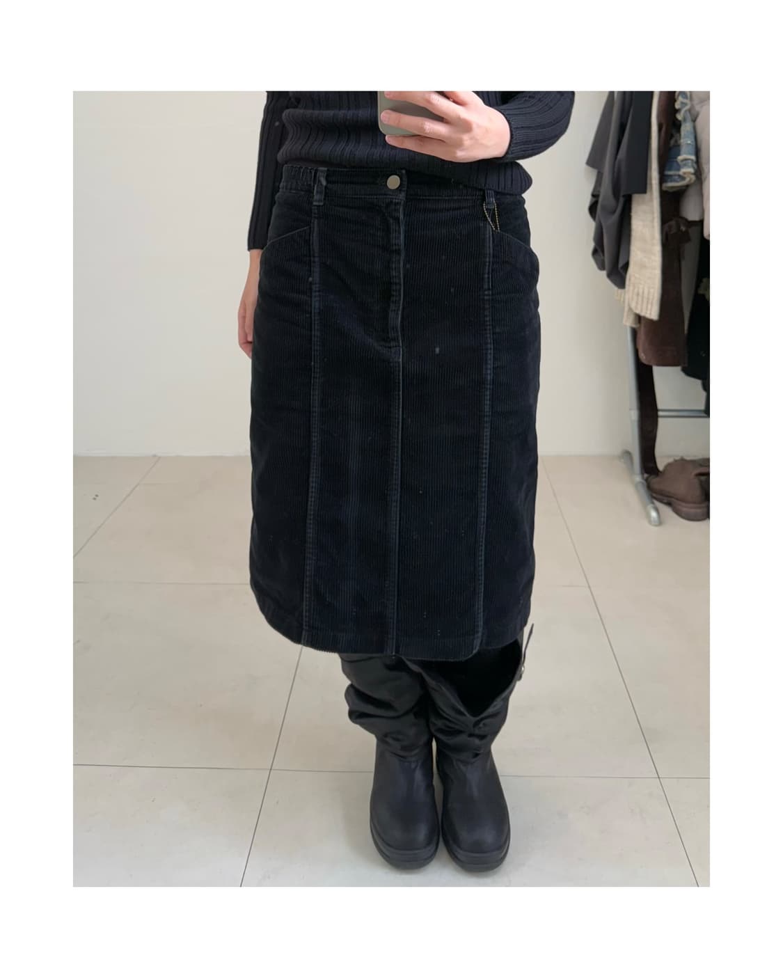 빈티지 코듀로이 스커트 상품이미지2