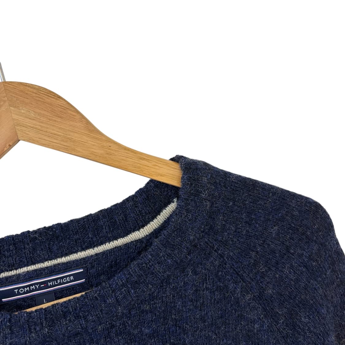 타미힐피거 울 배색 니트 상품이미지3