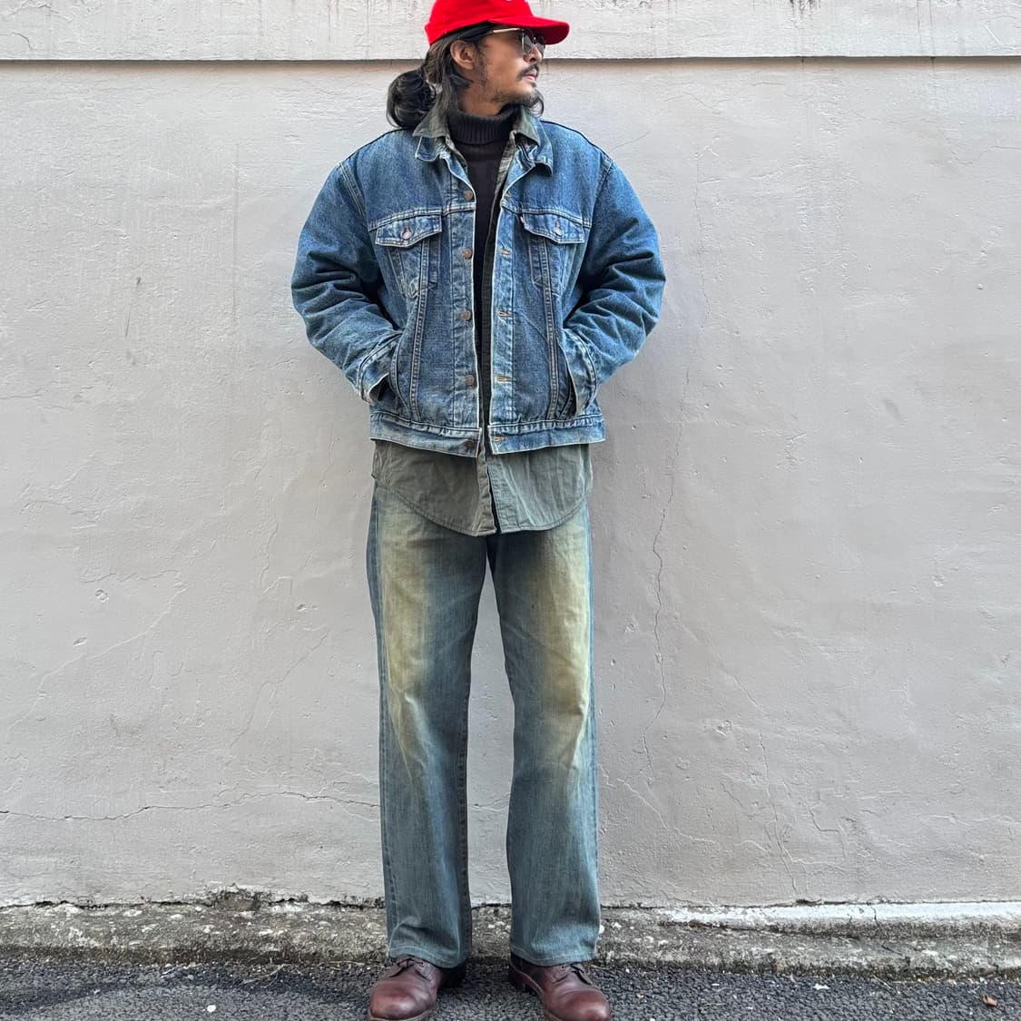 90년대 미국 리바이스 70505 블랭킷 데님 트러커 자켓 상품이미지7