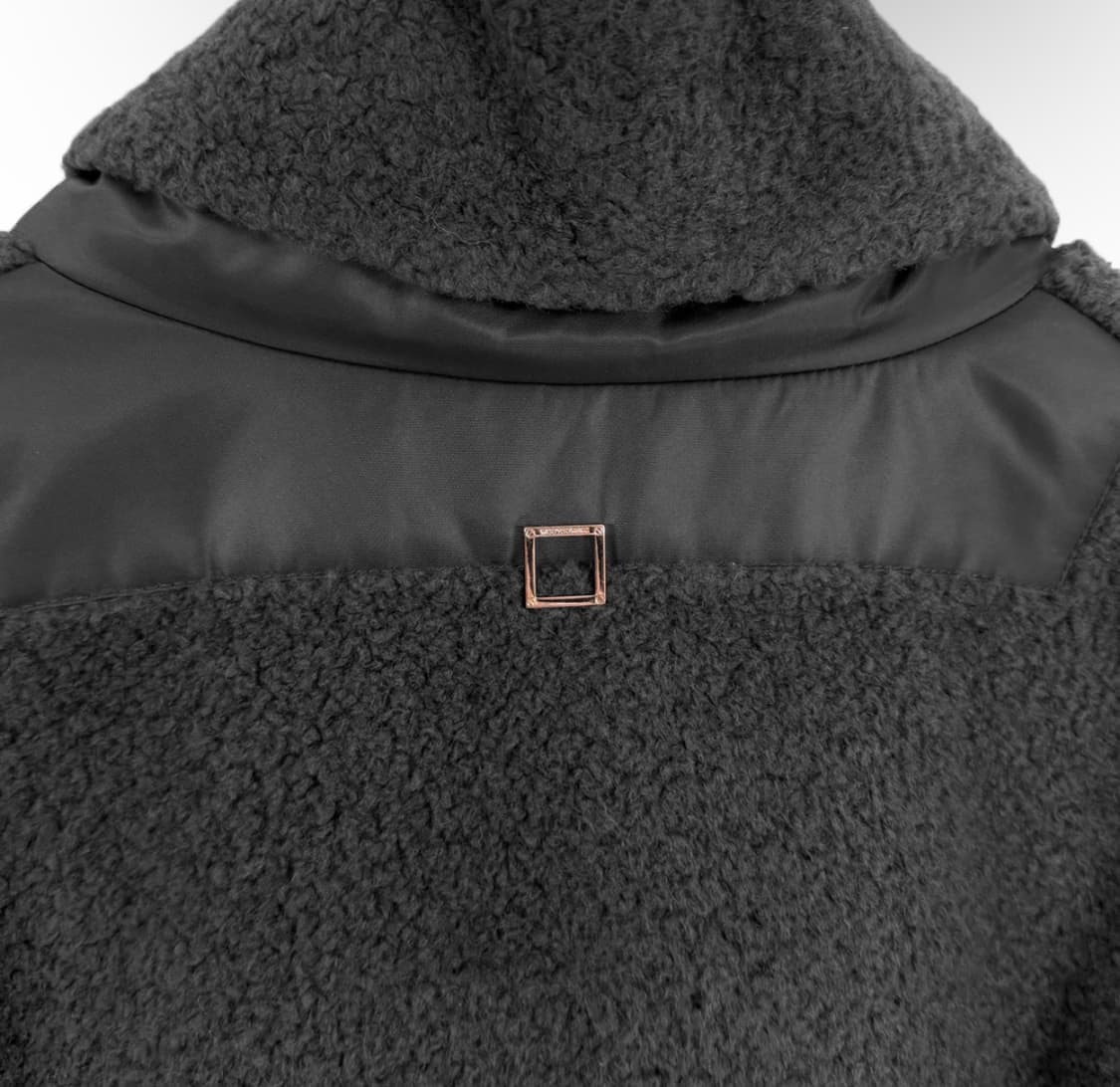 [48] 우영미 남성 21fw 부클 하이넥 후리스 점퍼 자켓 그레이 상품이미지6