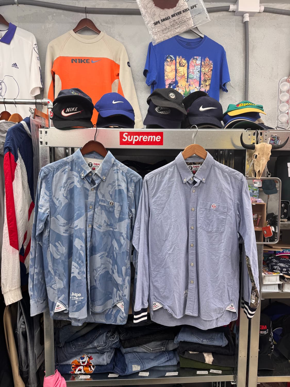 일괄) 에이프 셔츠 m 2개  상품이미지1