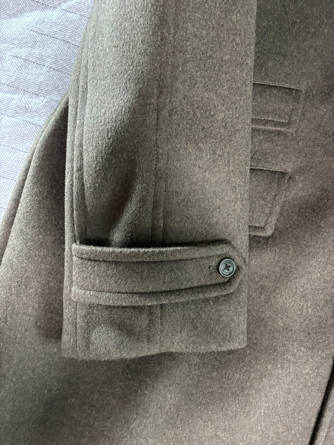 비슬로우 캐시미어 오버사이즈 발마칸코트 브라운 xl 상품이미지2