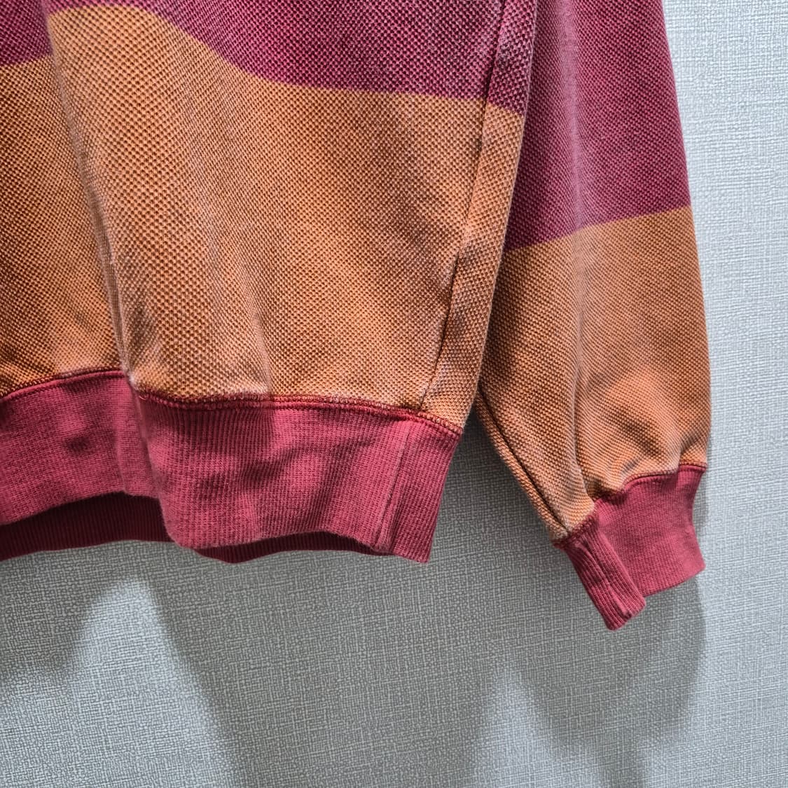 (S) 파리게이츠 컬러블록 라운티 크루넥 상품이미지4