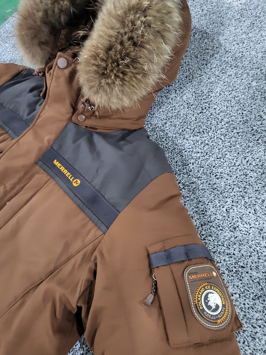 머렐 거위털 후드 패딩 자켓 상품이미지4