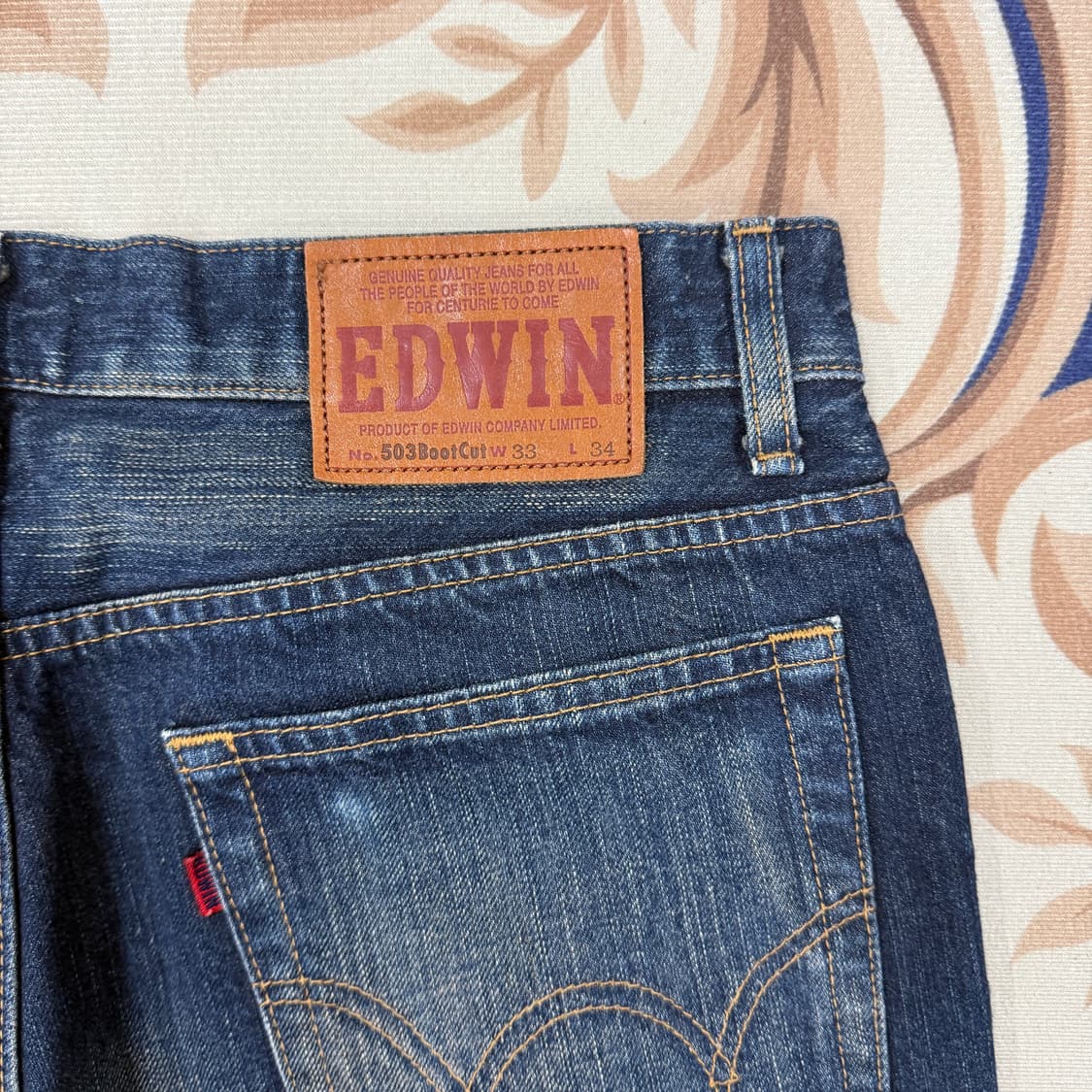 (31)JPN에드윈 Edwin 503부츠컷 녹워싱 데님팬츠 상품이미지2