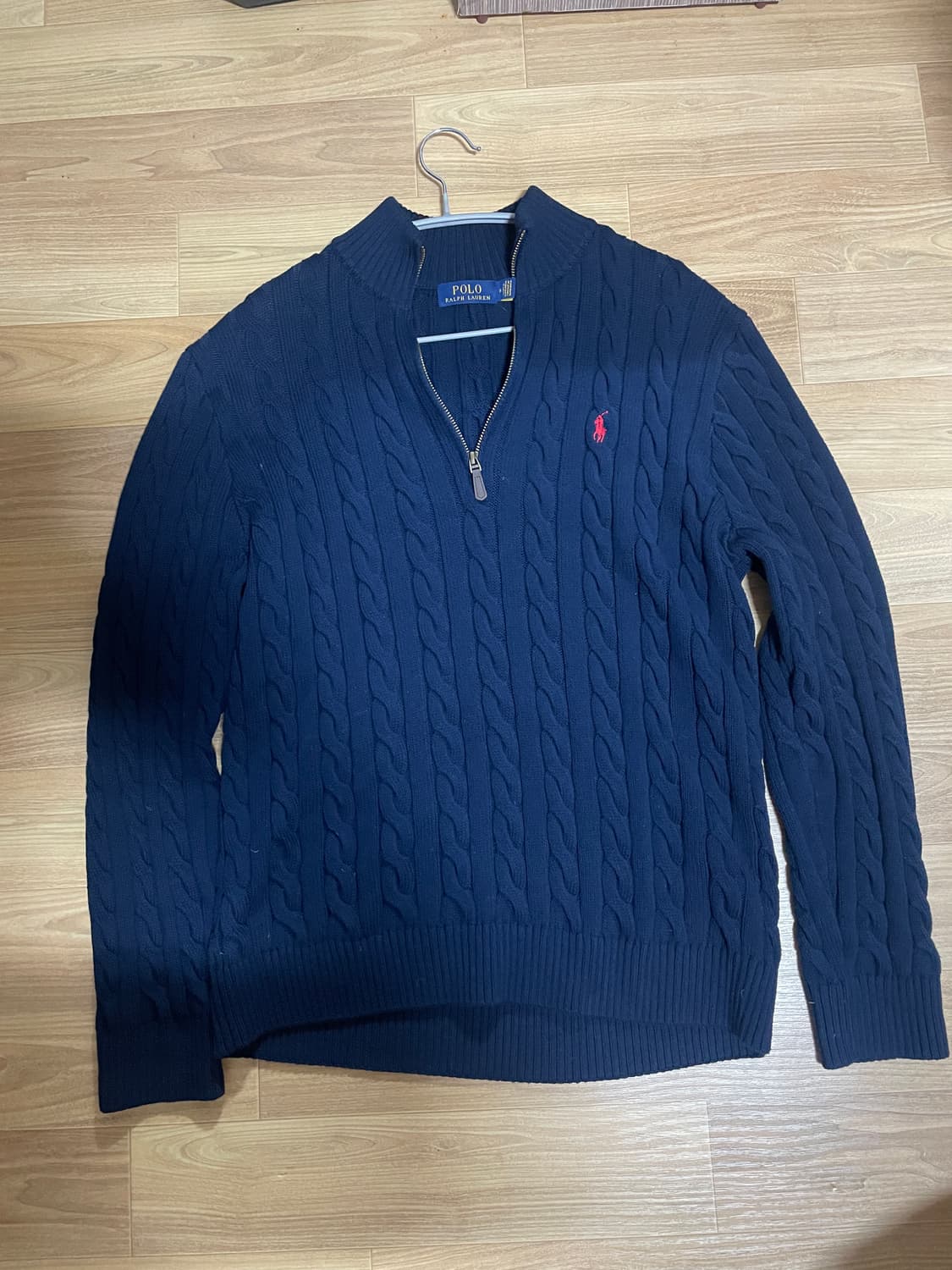 폴로 반집업 니트 상품이미지2