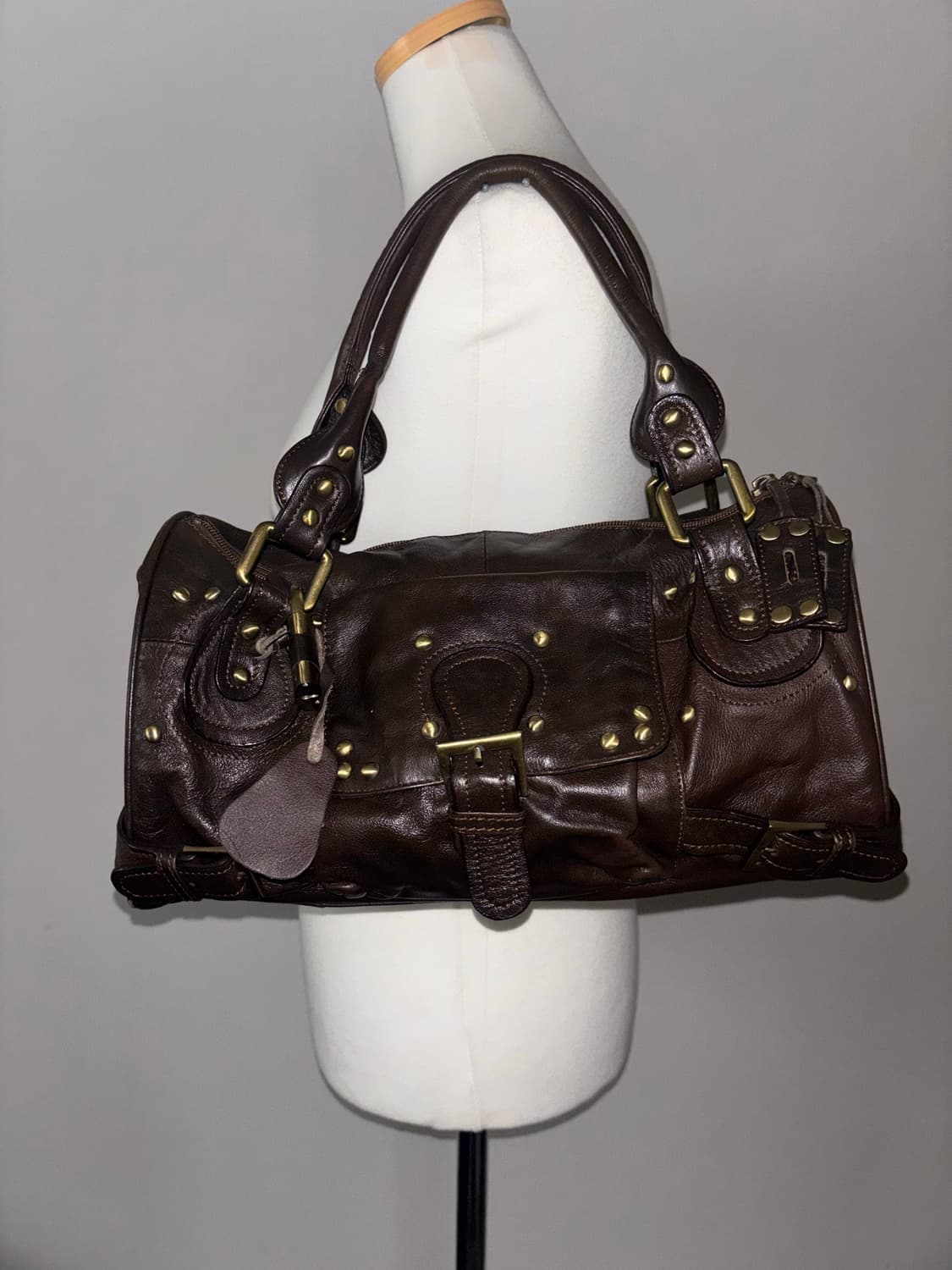 Vintage brown shoulder bag 상품이미지1