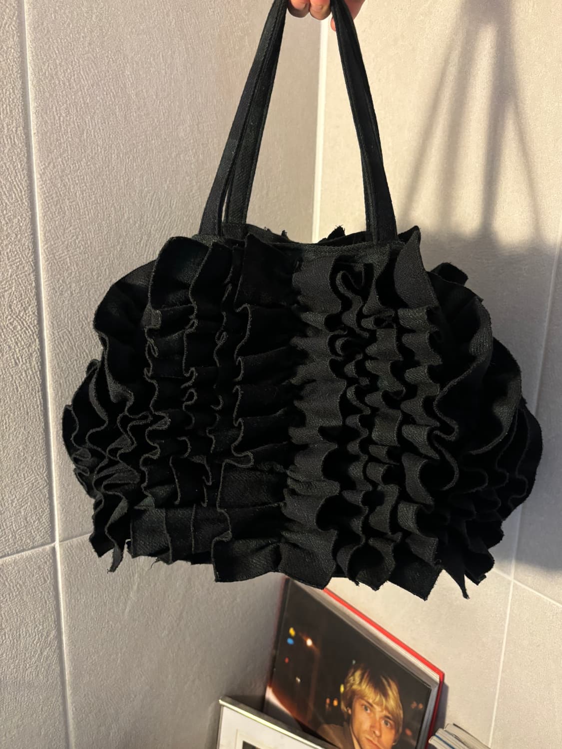 Mb lucas 프릴 체크 숄더백 상품이미지1