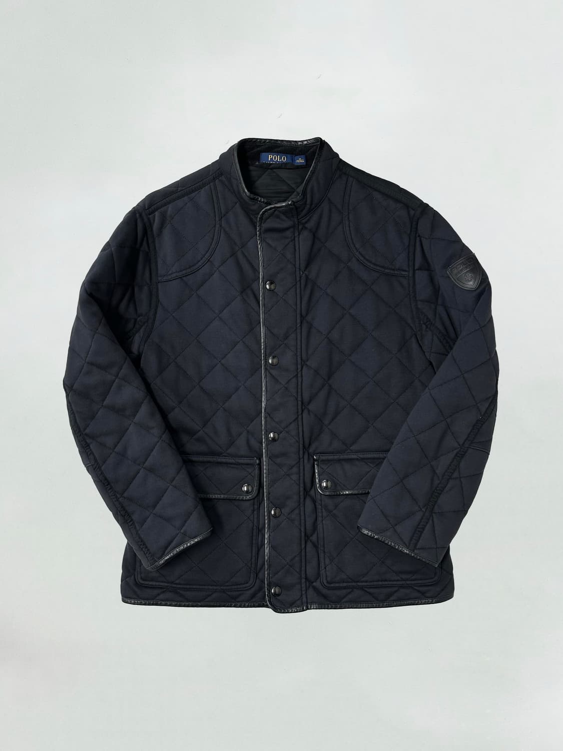 폴로 쉽스킨 양가죽 디테일 퀼팅 자켓 상품이미지2