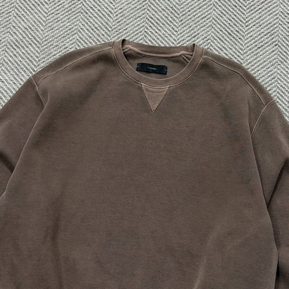 일꼬르소 워시드 맨투맨 v2896 상품이미지3