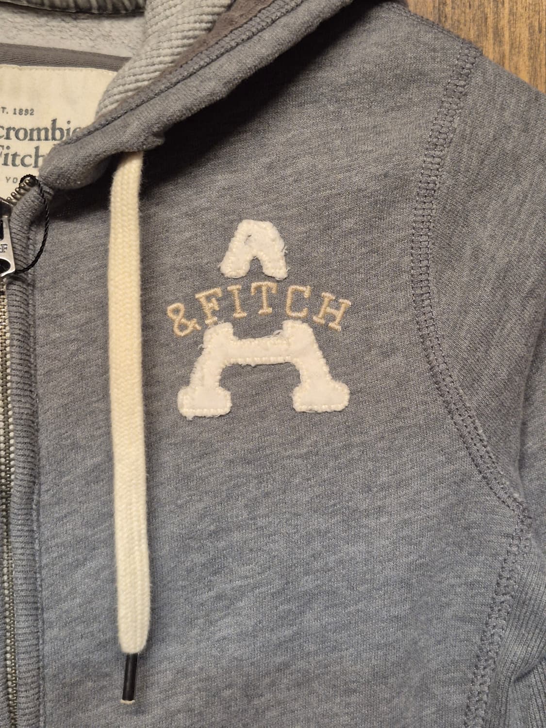 ABERCROMBIE GRAY HOODIE ZIPUP  상품이미지5