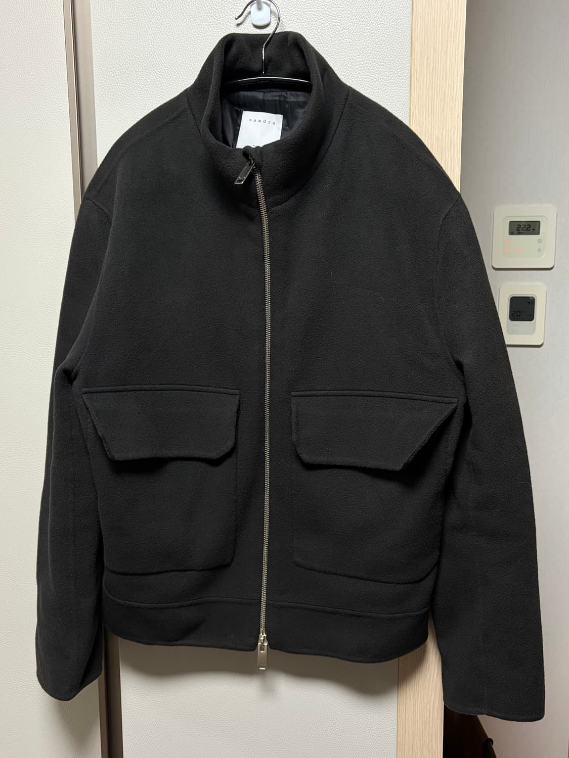 산드로 남성 투웨이 자켓(모100%) 상품이미지1