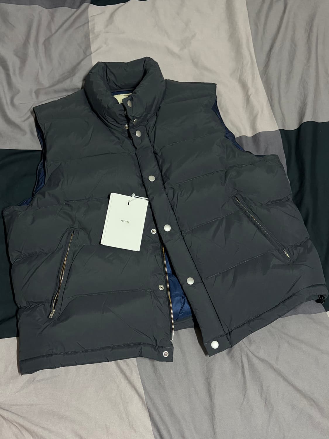 [새상품] 포터리 러스틱 구스 베스트 / 네이비 / 1 상품이미지1