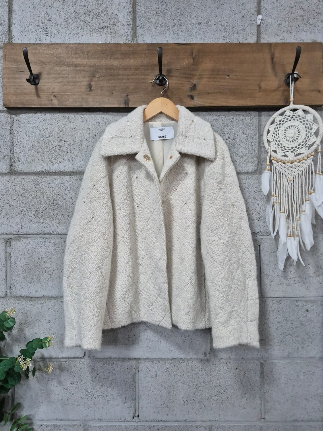 오브제아카이브 알파카혼방 코트 상품이미지1