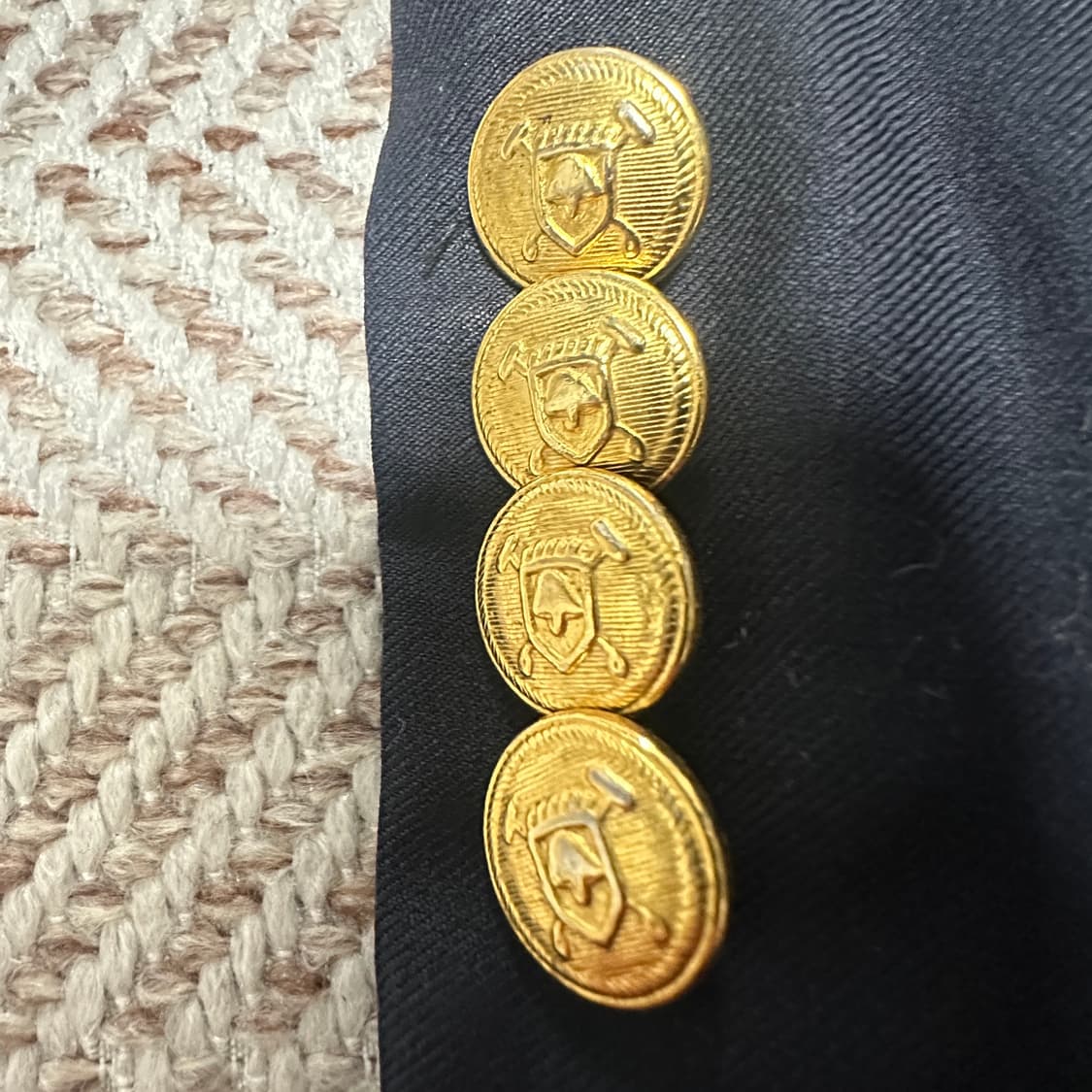 RALPH LAUREN gold button blazer jacket 상품이미지3