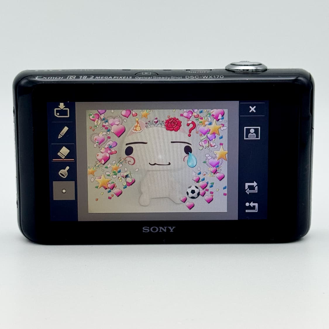 (꾸미기 기능) 소니 사이버샷 DSC-WX170 빈티지디카 디지털카메라 상품이미지8