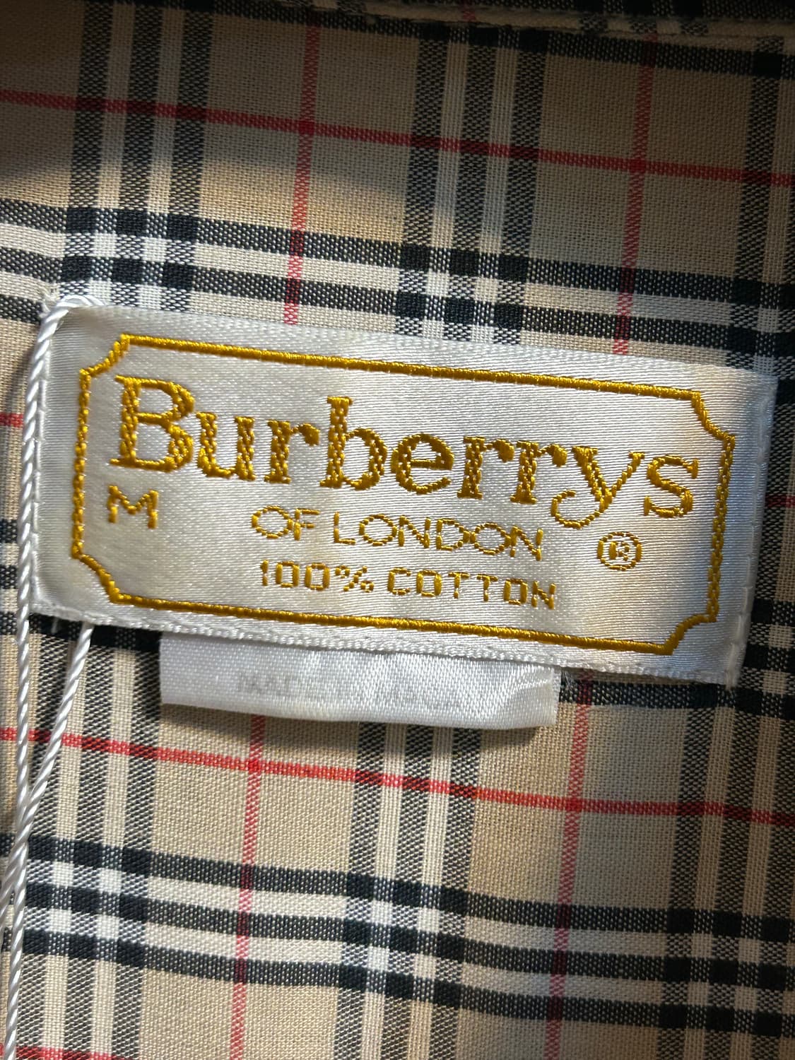 버버리 포켓 체크 코튼 셔츠 상품이미지7