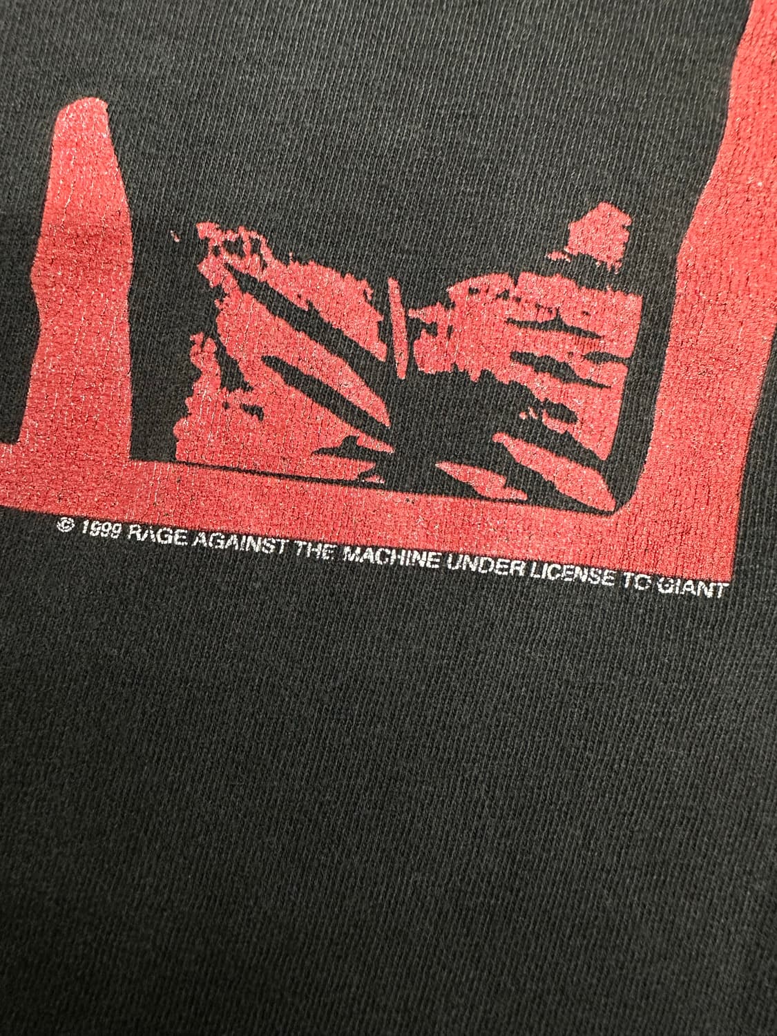 1999‘ Rage Against The Machine 밴드 티셔츠 L 상품이미지4