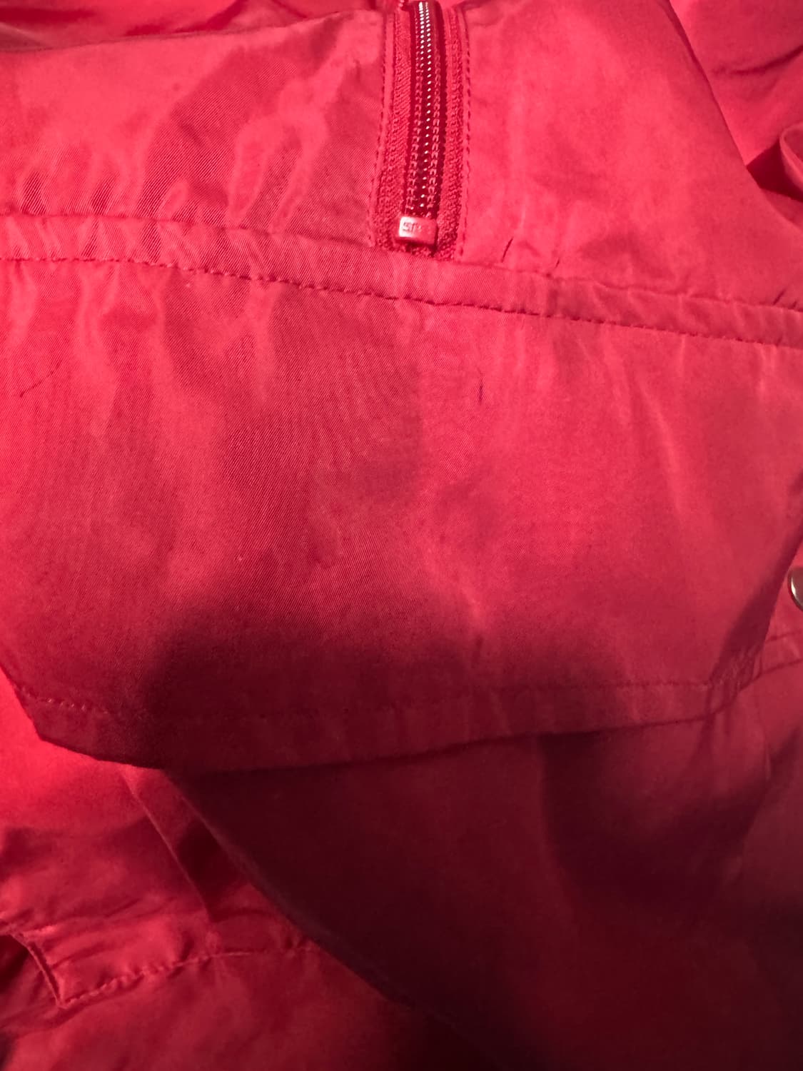 일본빈티지 JPN 레드 바람막이 후드 아노락 L ~ XL 상품이미지5